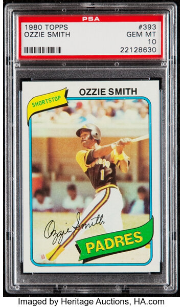 Ozzie Smith 1980 Topps #393 Card