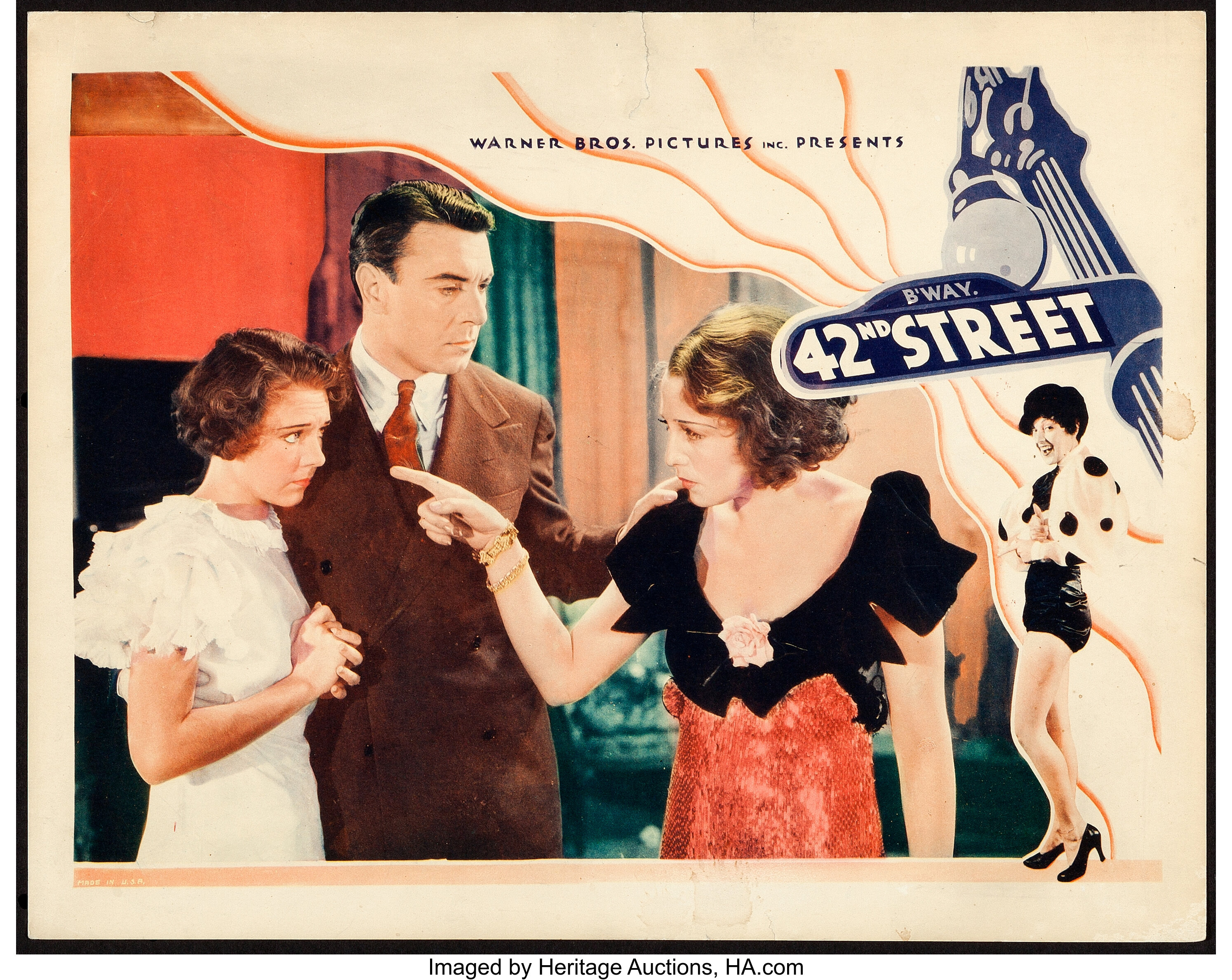 42nd Street (Warner Brothers, 1933). Lobby Card (11