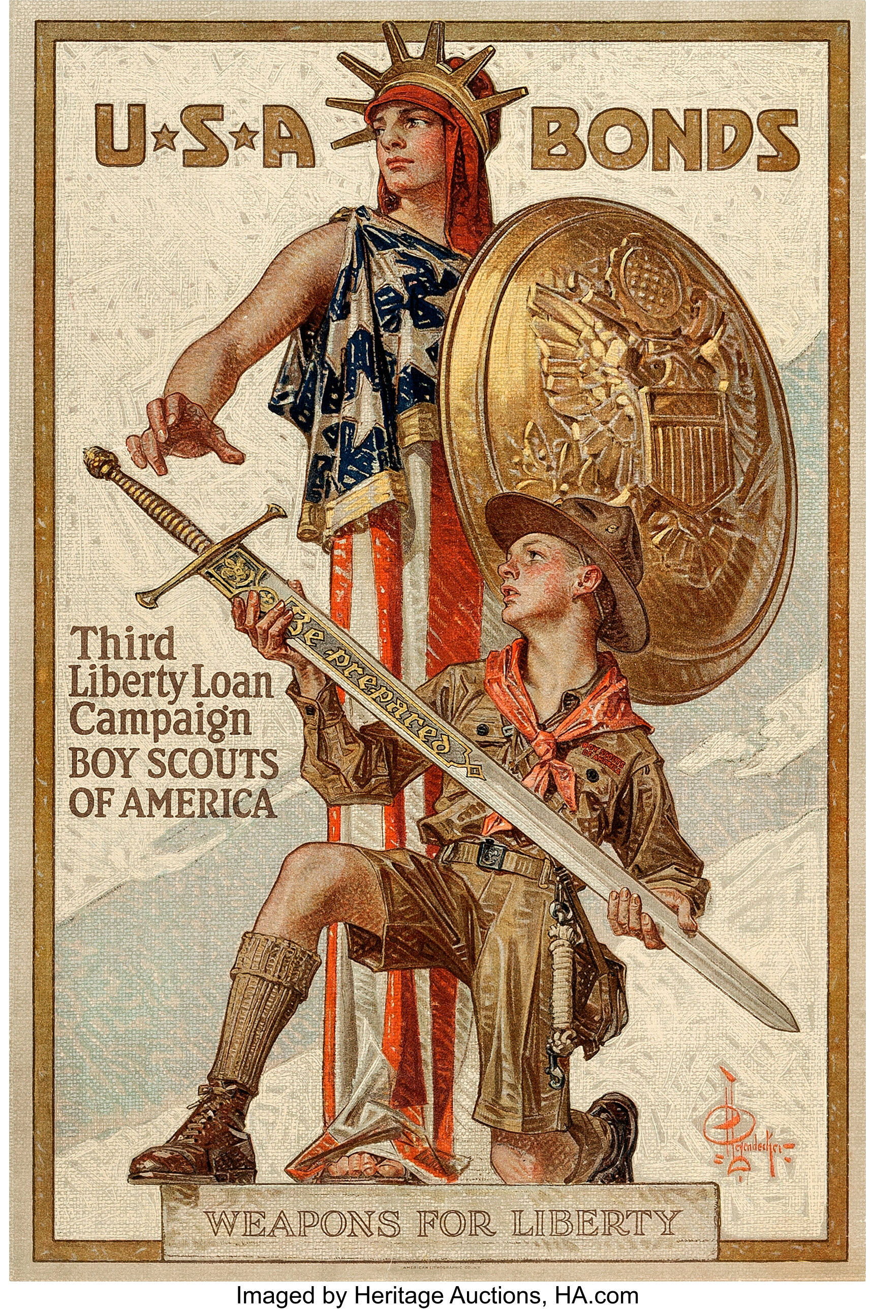 World War I Propaganda (U.S. Government Printing Office, 1917). | Lot