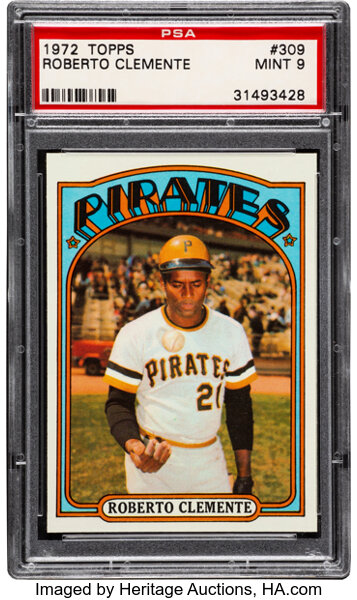 1972 Topps 1971 World Series Game No. 4 # 226 Baseball Card Roberto  Clemente HOF