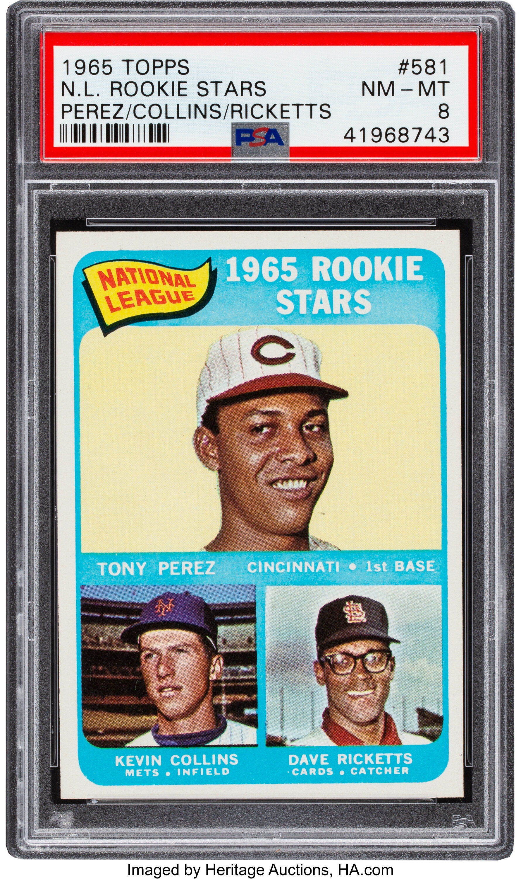 Sold at Auction: Topps - 1966 Tony Perez Baseball Card