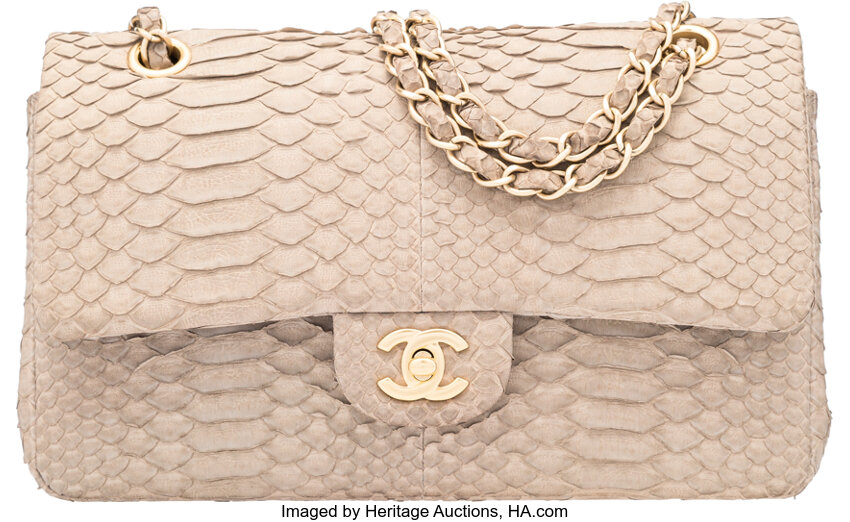 Chanel Patent Leather Classic Jumbo Double Flap Bag Auction