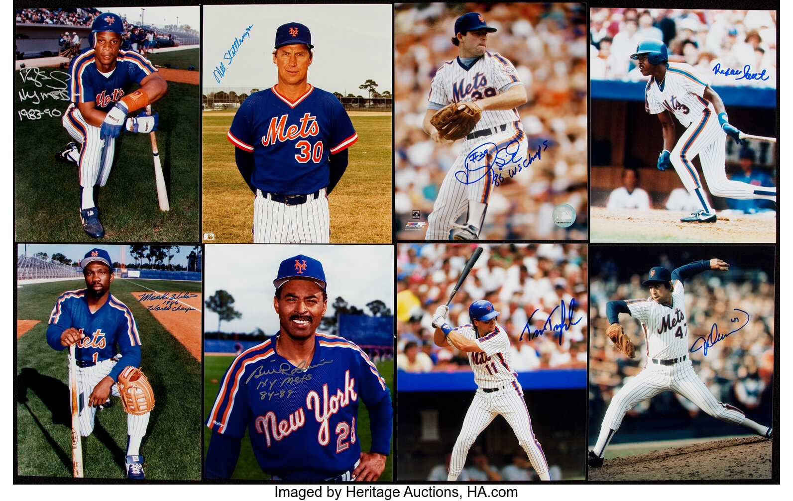 1986 New York Mets Team Autographed (World Series Champs - Orosco