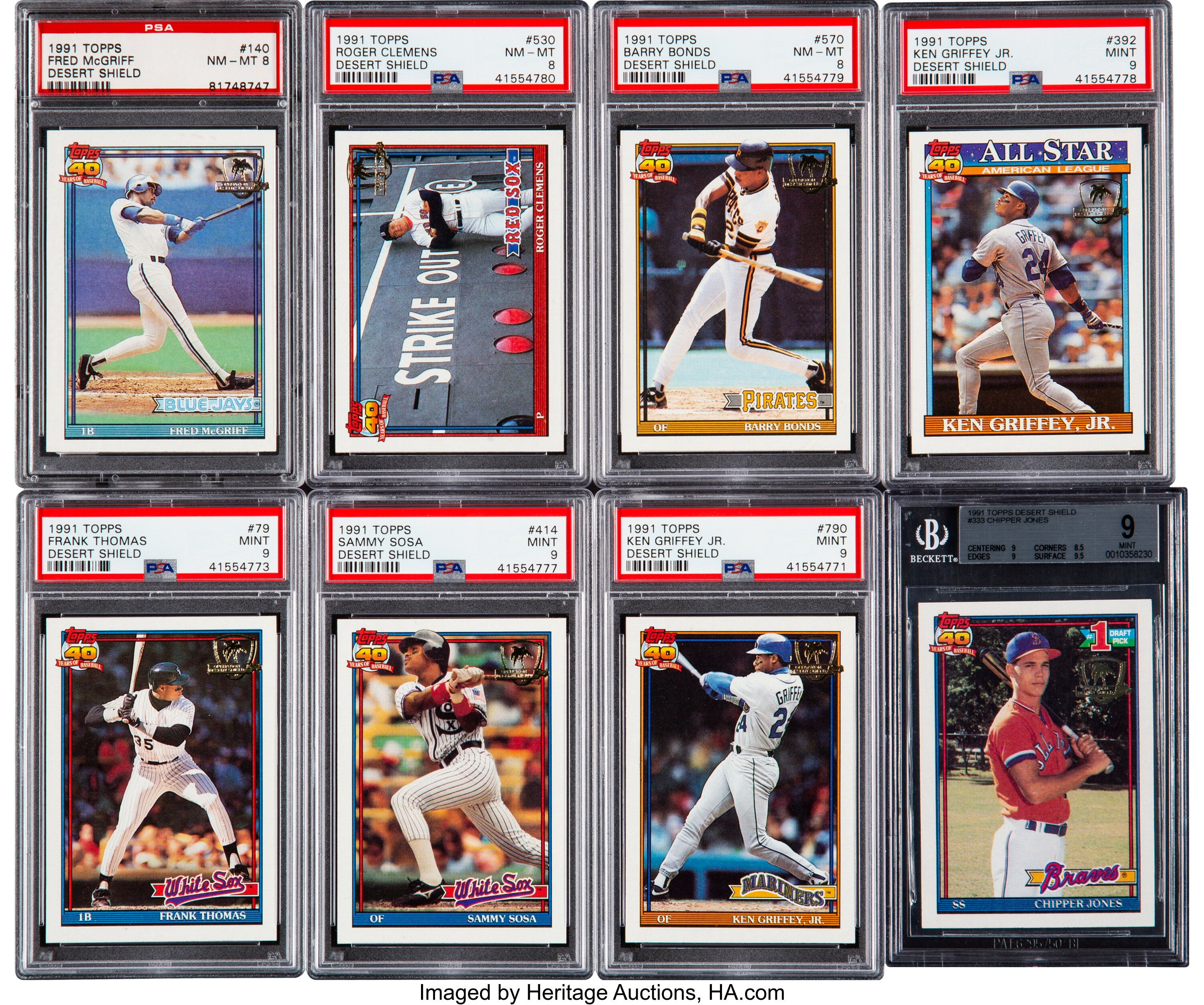 1991 Topps Desert Shield Complete Set (792).... Baseball Cards Sets ...