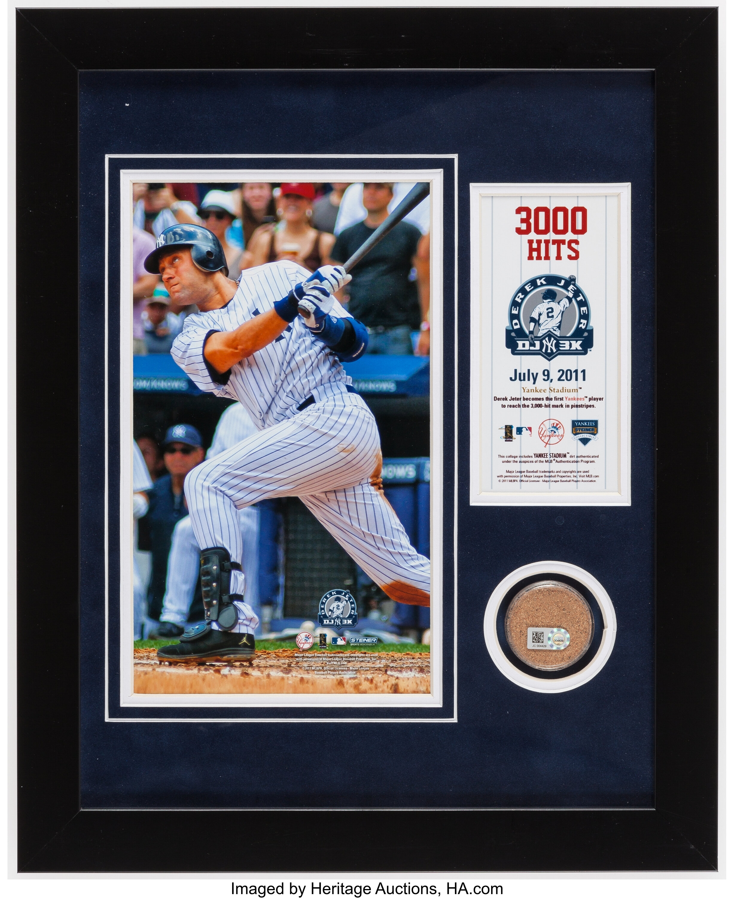 Lot Detail - Lot of (2) Derek Jeter Signed Photos In Framed