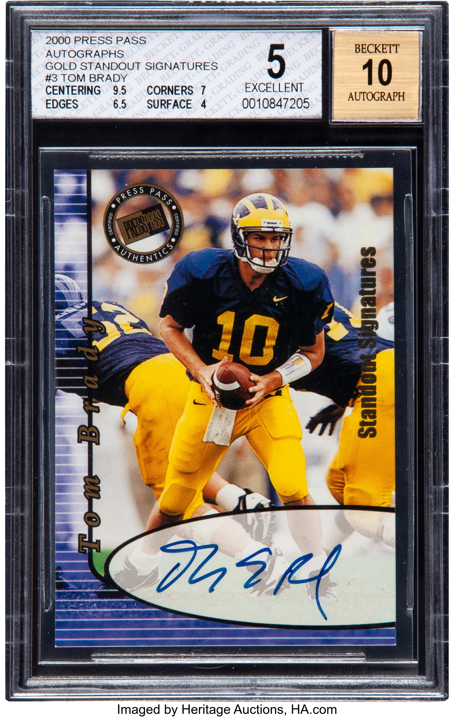 Tom Brady Rookie Autographs Guide, Gallery and Details