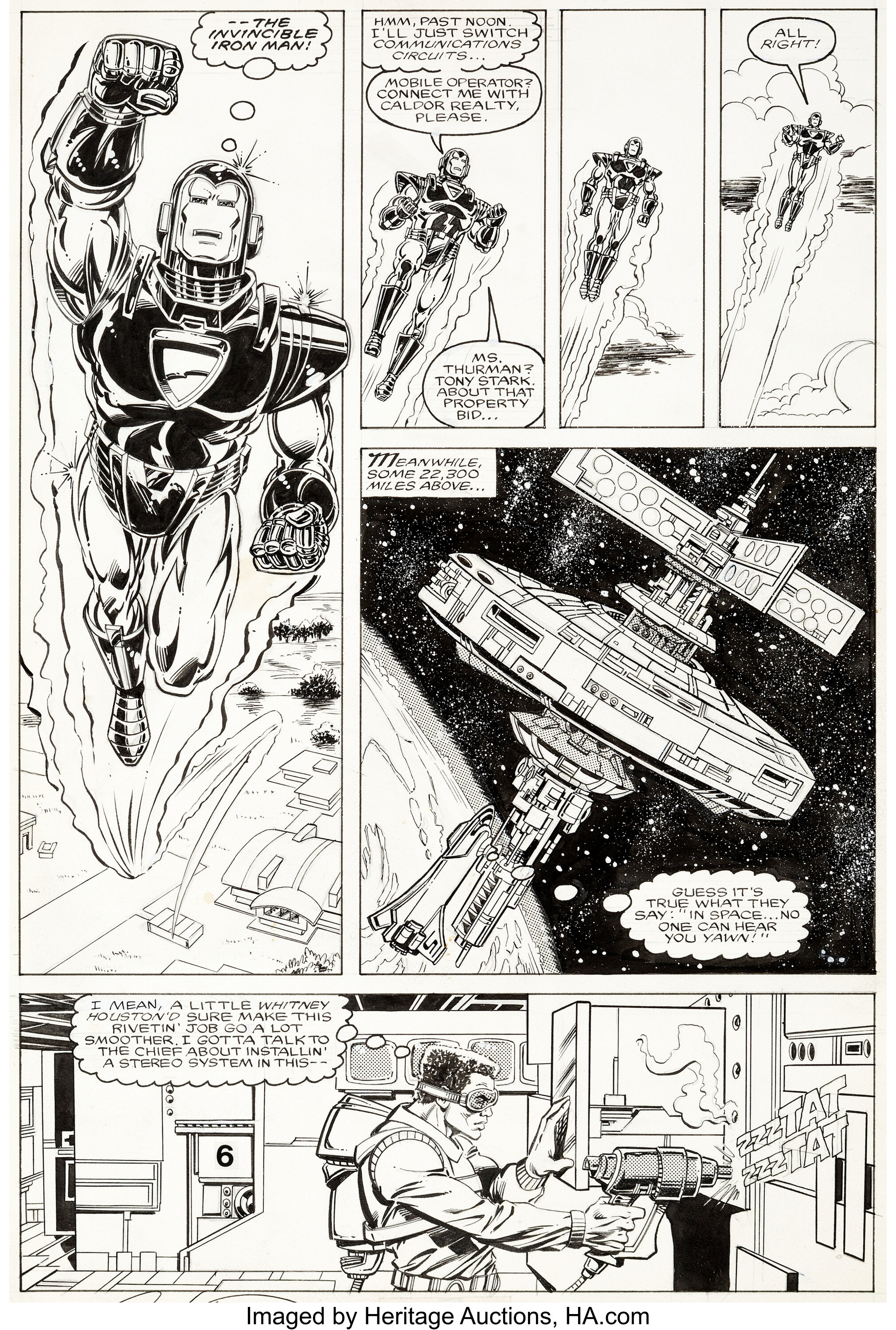 iron man comic page