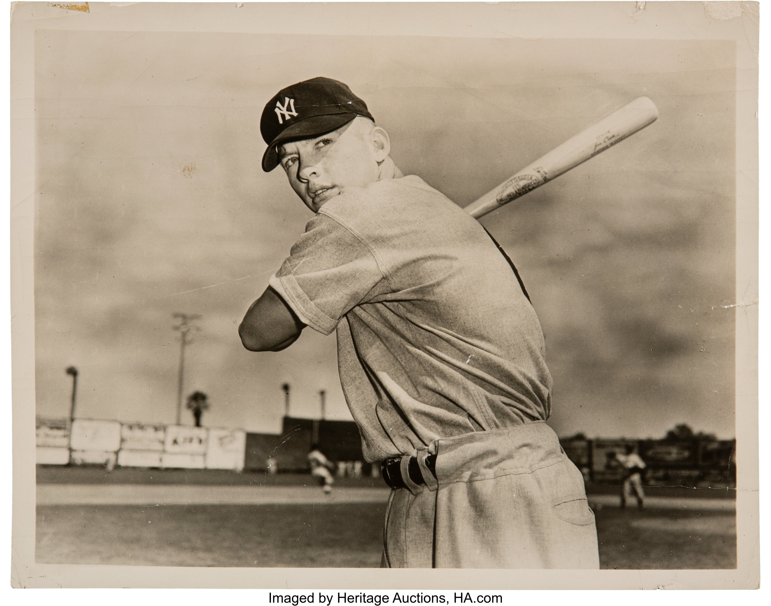 Mickey Mantle 1951 Spring Training Photo at Auction