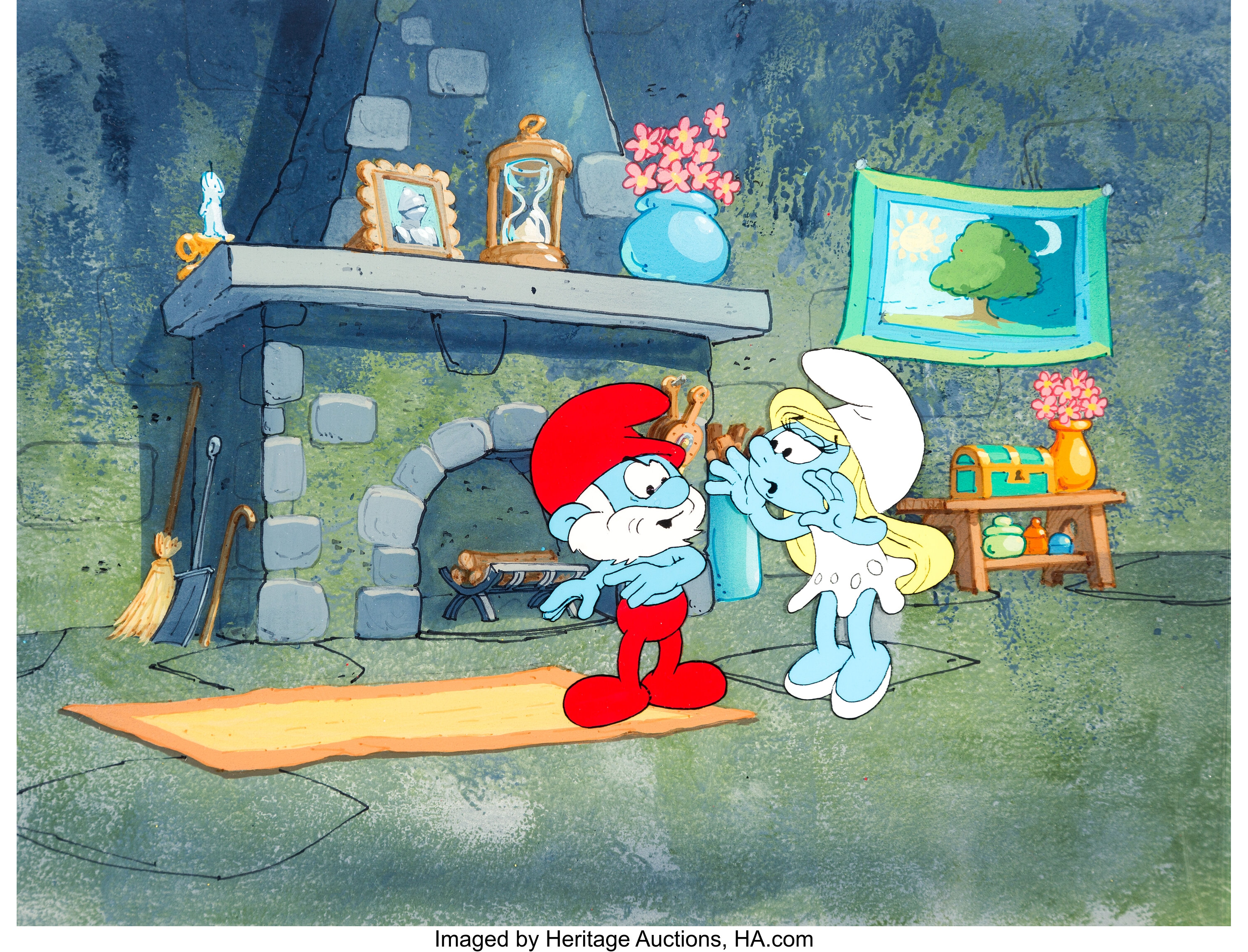 Papa smurf outlet and smurfette