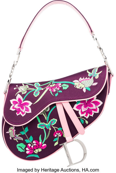 Cherry Blossom Saddle Bag, Christian Dior - Designer Exchange