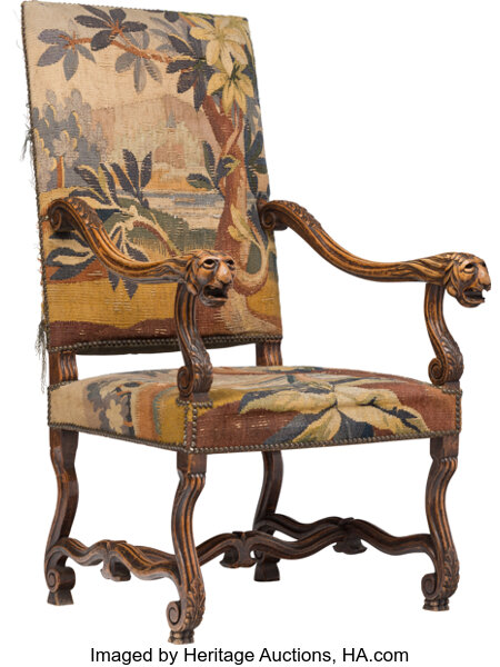 french baroque chair