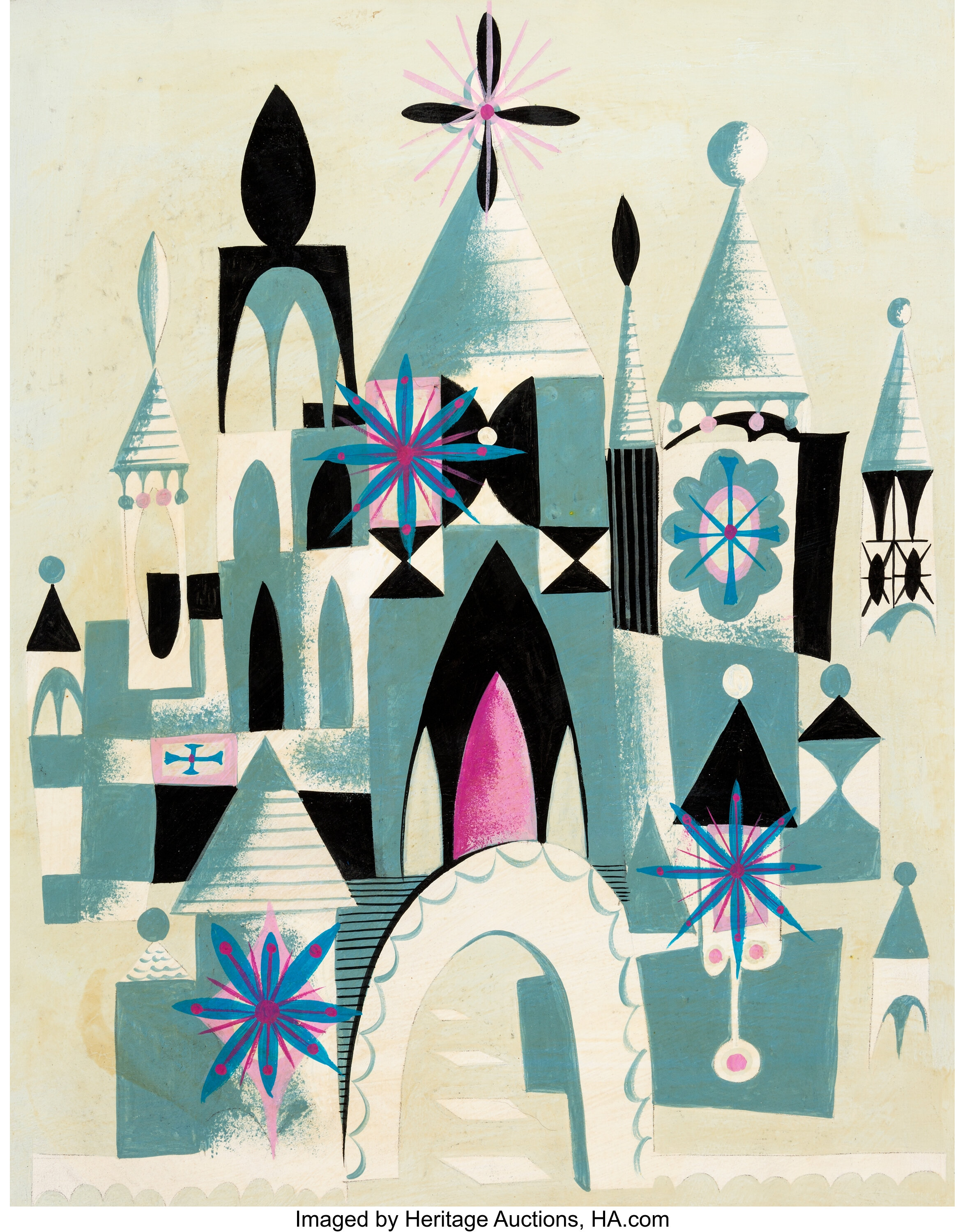 It S A Small World Concept Painting By Mary Blair Walt Disney Lot Heritage Auctions