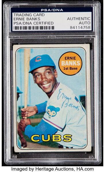 Ernie Banks 1969 Topps Card #20