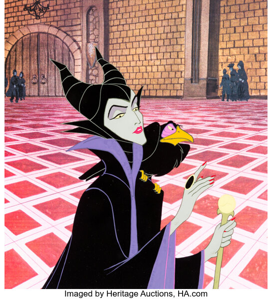 1959 Walt Disney Studios Sleeping Beauty Maleficent Cel