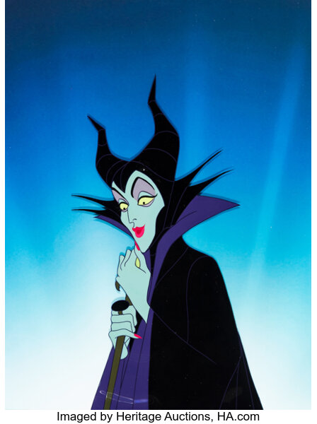 Sleeping Beauty Maleficent Production Cel Setup (Walt Disney,, Lot #95143