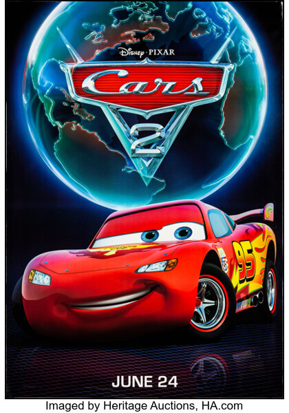 pixar cars 2 poster