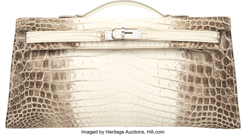 Top Quality Hermes Himalaya Crocodile Kelly Cut Clutch Bag HJ00133