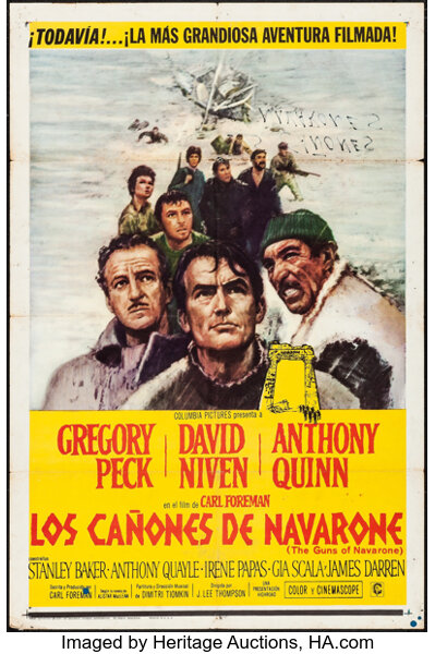 The Guns Of Navarone Other Lot Columbia R 1967 Spanish Lot Heritage Auctions