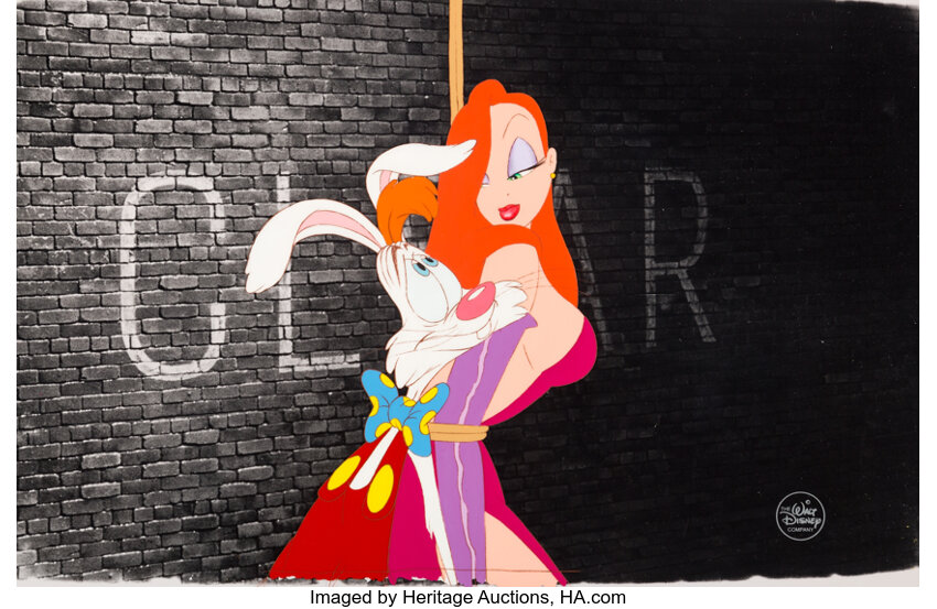 Jessica Rabbit Production Cel from Who Framed Roger Rabbit?