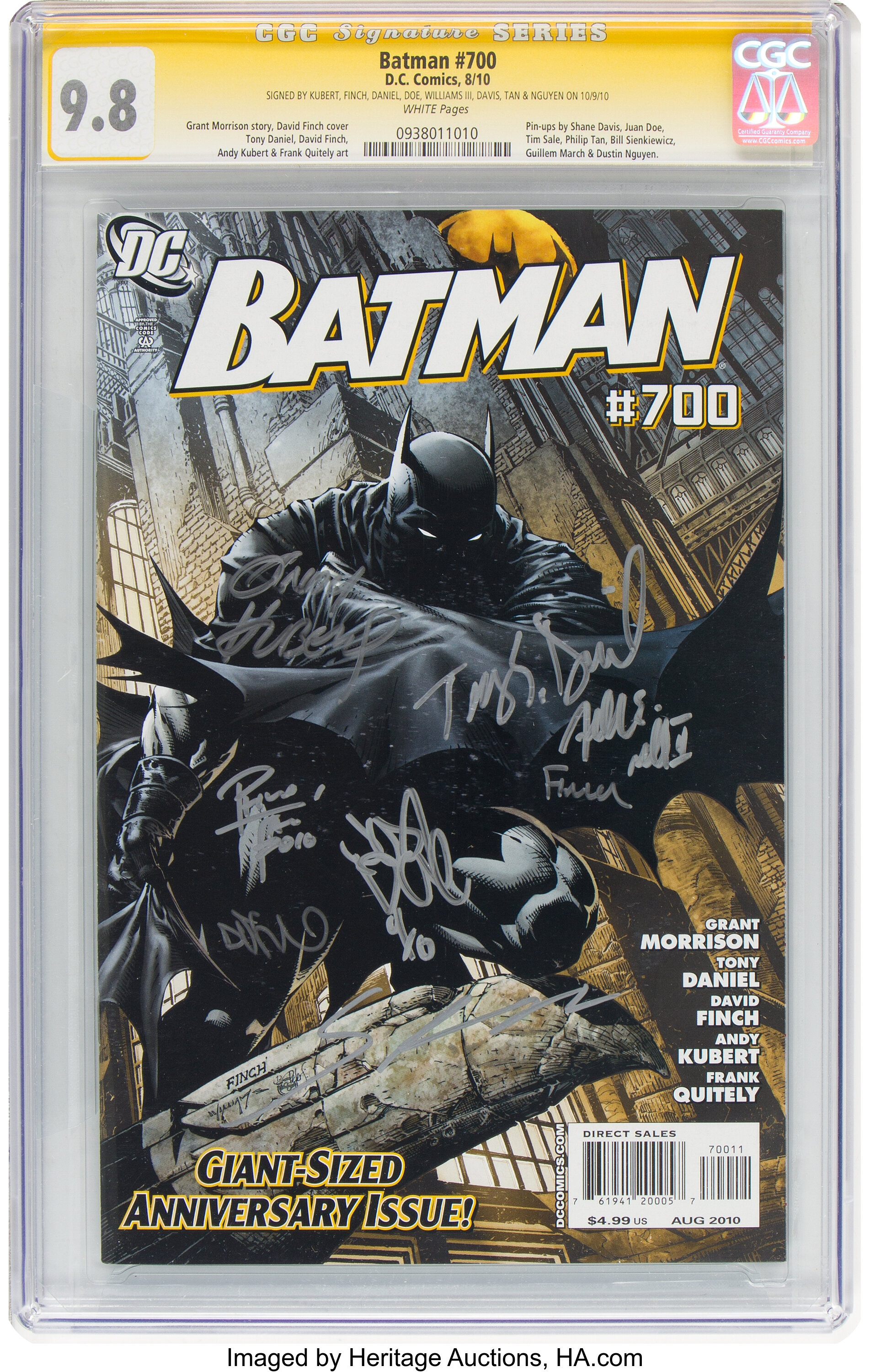 Batman #700 by David Finch  Batman comic wallpaper, Batman, Batman comics