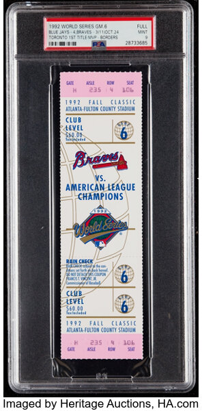 Watch MLB Classics: Blue Jays vs. Braves, Game 6 1992