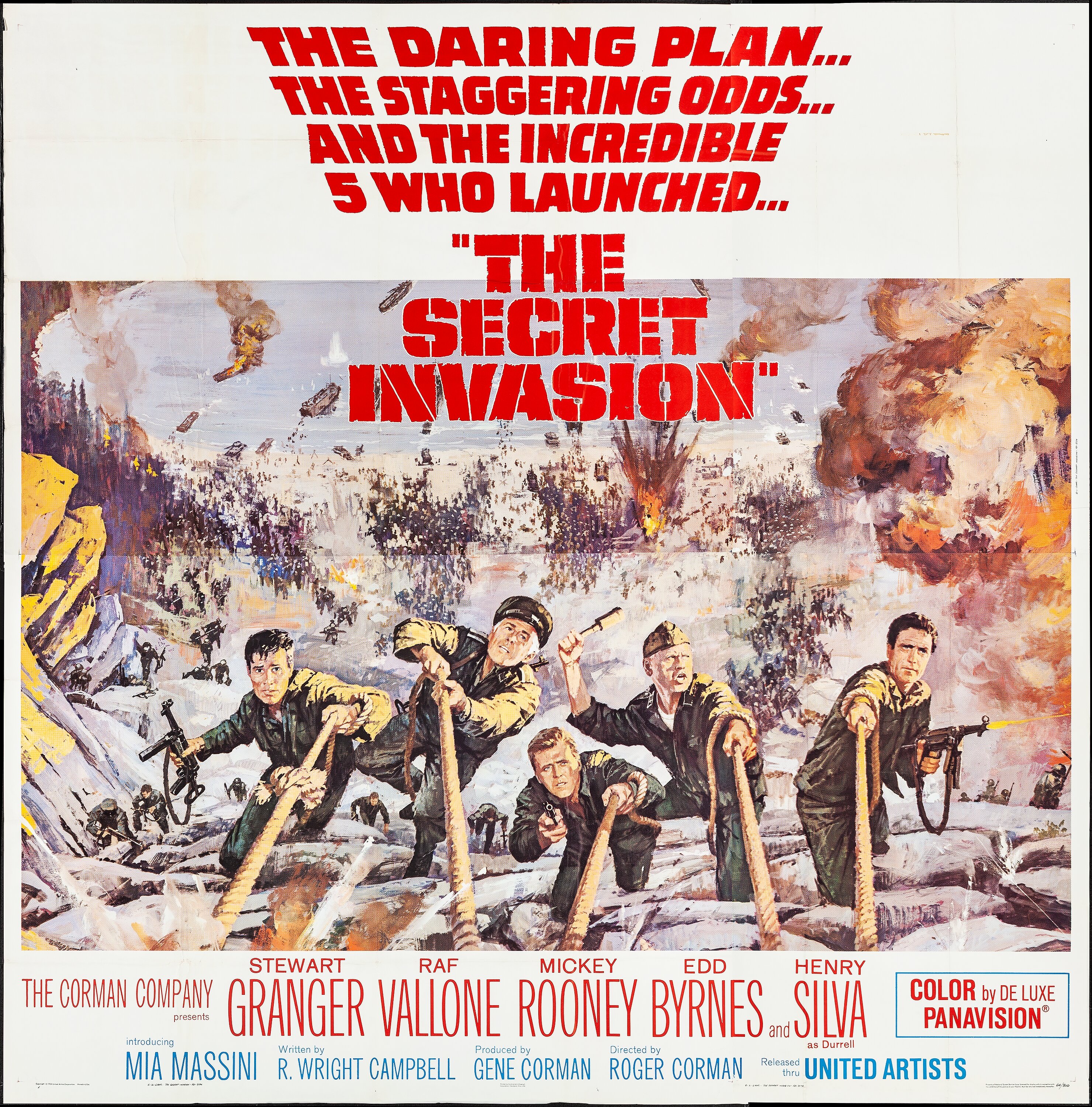The Secret Invasion (United Artists, 1964). Three Sheet (41 X 79), Lot  #51388