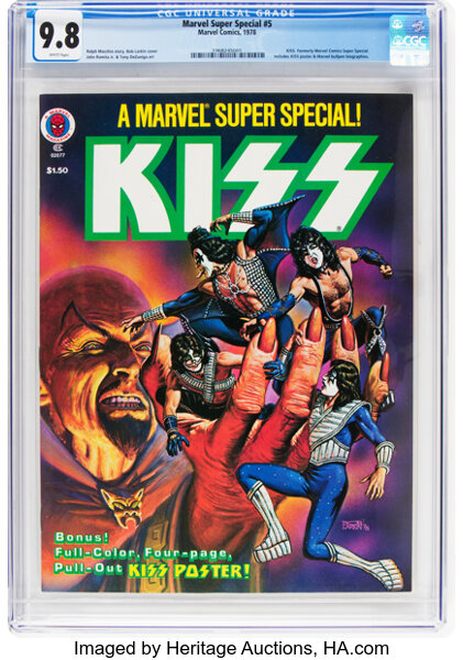 Marvel Comics Super Special #5 Kiss (Marvel, 1978) CGC NM/MT 9.8 