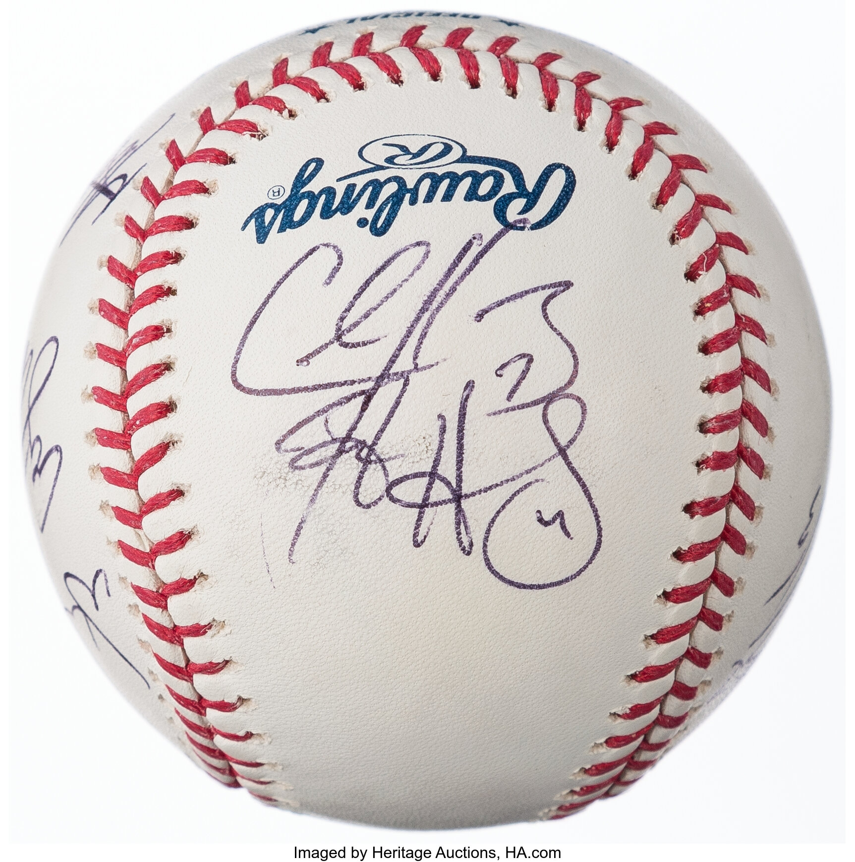 The San Diego Padres - Autographed Signed Baseball Circa 1980 With  Co-Signers