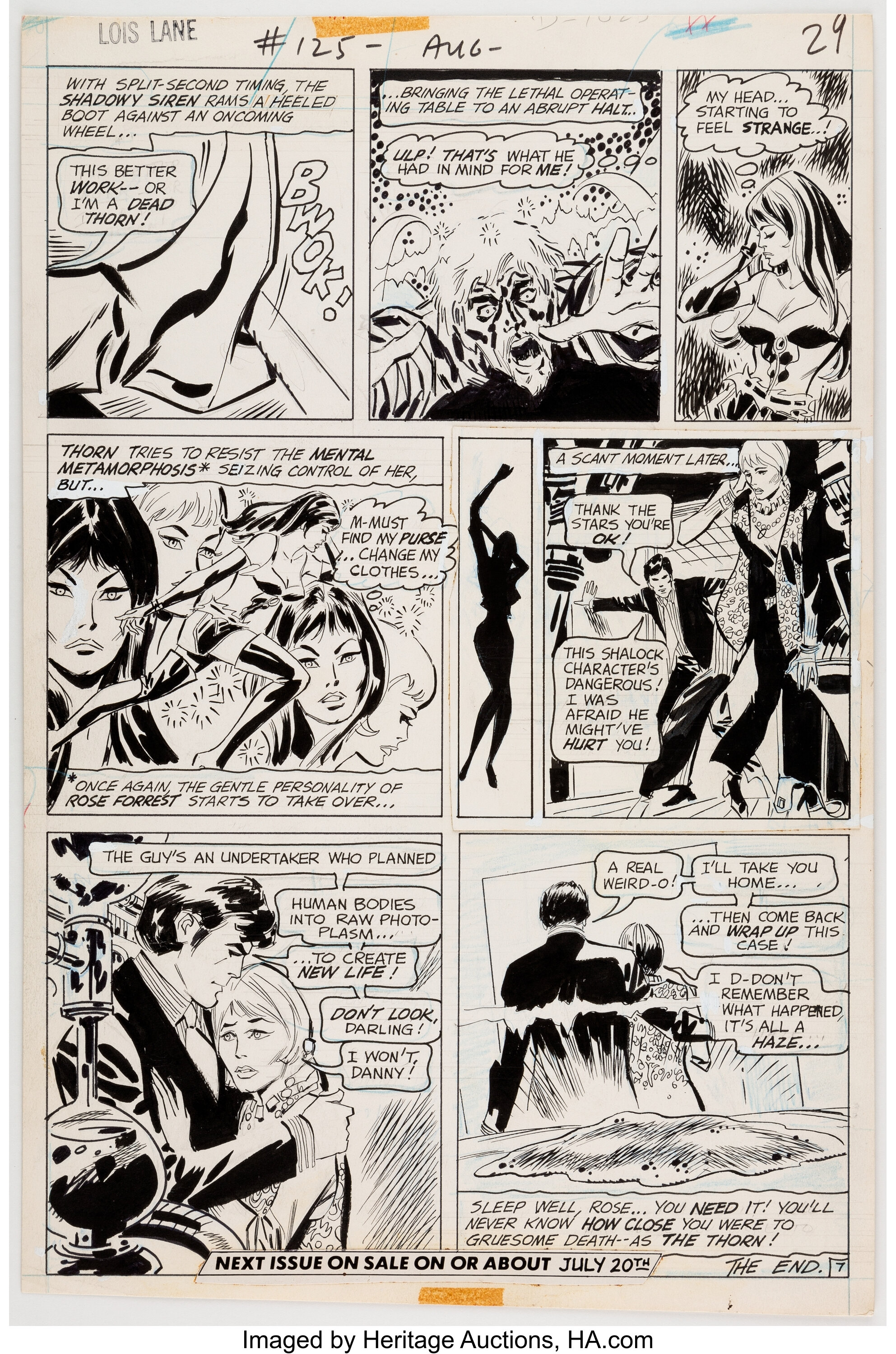 Don Heck Superman's Girl Friend, Lois Lane #125 Story Page 7 | Lot ...