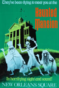 "The Haunted Mansion" Disneyland Park Entrance Poster (Walt Disney, 1969).