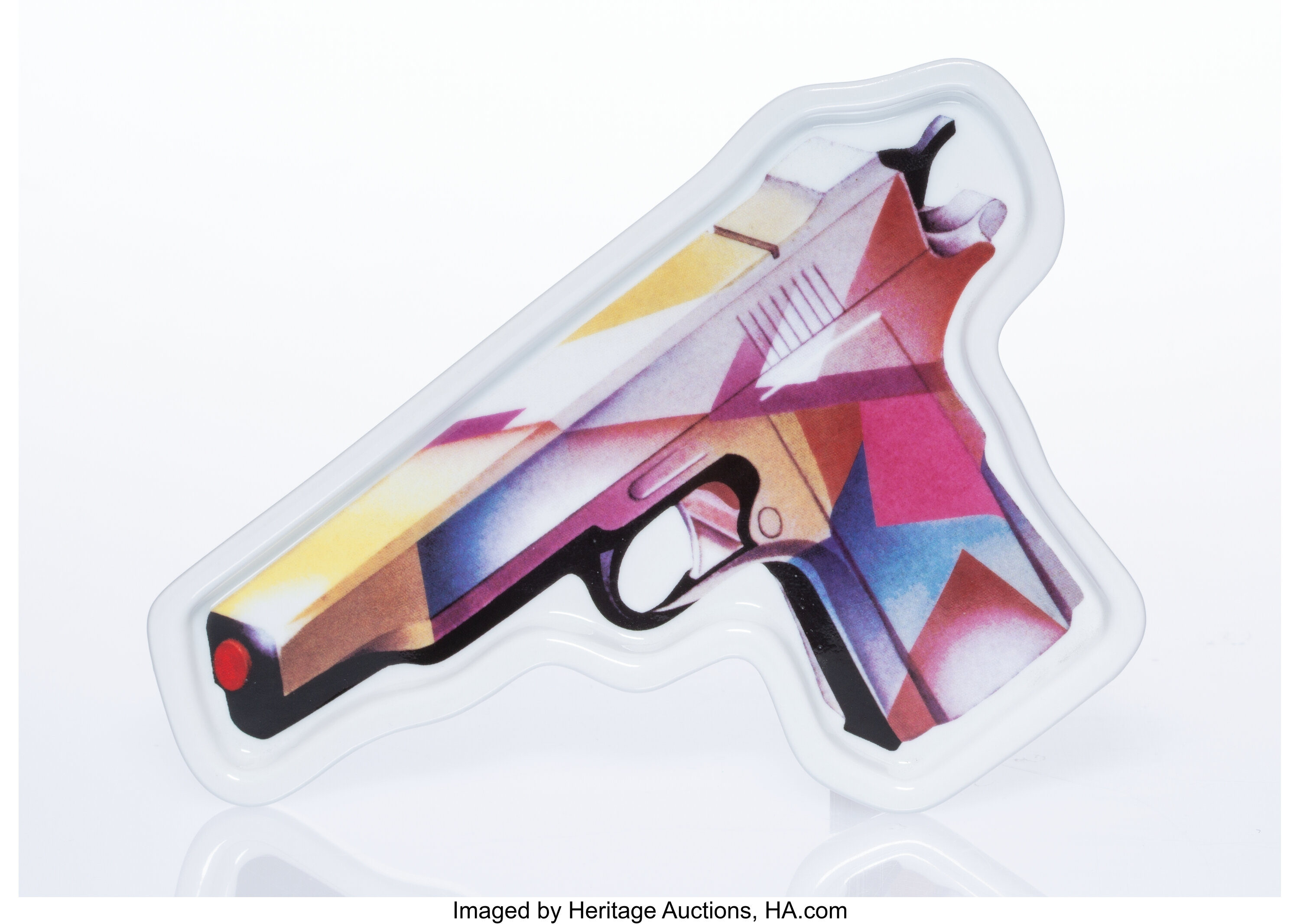 Supreme X Alessandro Mendini. Gun Tray, 2016. Ceramic with offset