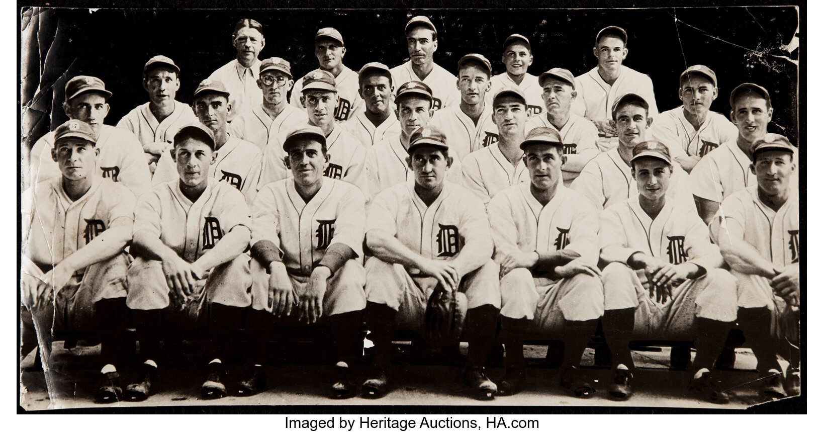 Detroit Tigers 1935 Pitching Staff And by Fpg