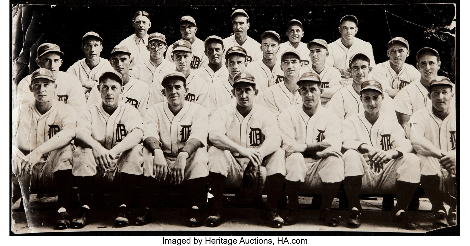 Detroit Lions - 1935 NFL Champions, 8x10 B&W Team Photo