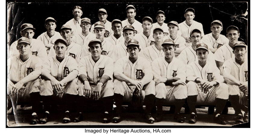 1945 Detroit Tigers World Series Champions Signed Photograph with