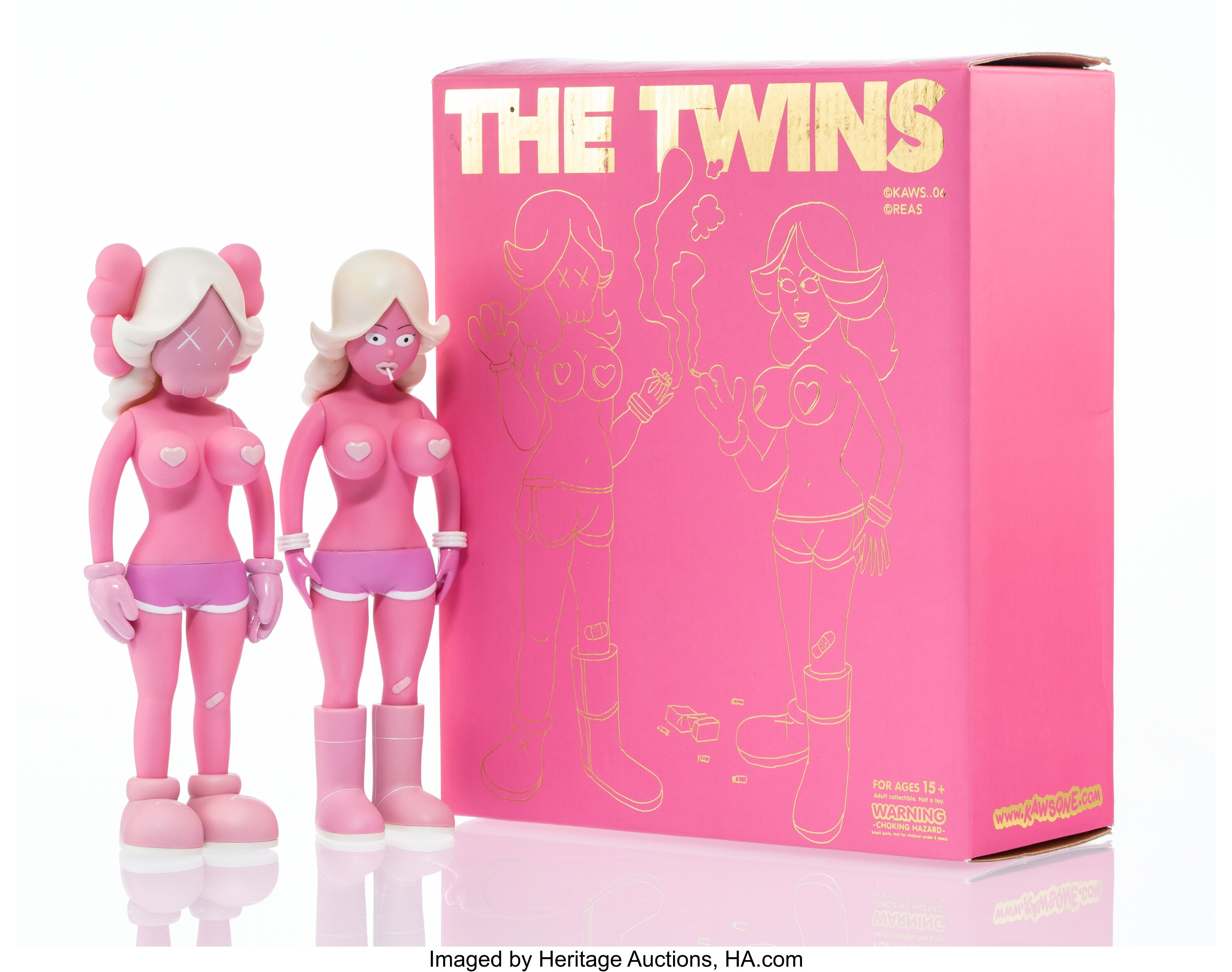 Kaws Pink Twins