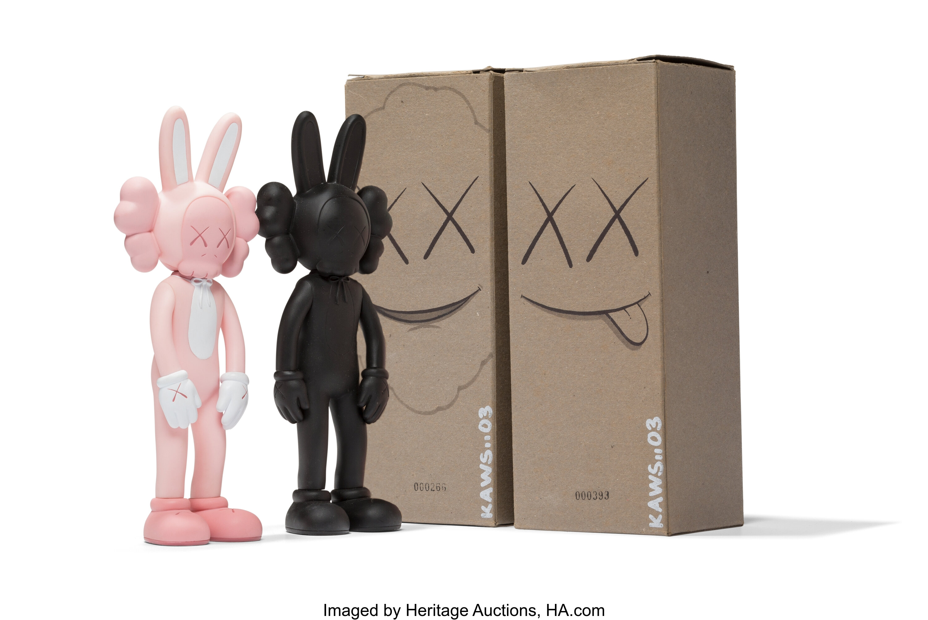 KAWS - Accomplice Pink & Black Set of 2, 2002 – TOY TOKYO