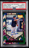 1994 Signature Rookies #35 Derek Jeter Signed Card PSA MINT 9 (AUTO