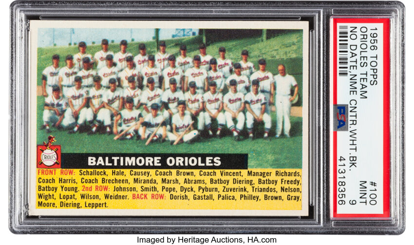 Baltimore Orioles- Sports Card and Sports Memorabilia Auctions