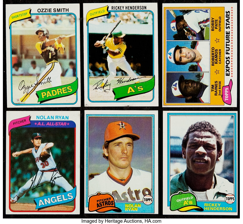 1980 topps baseball card set value