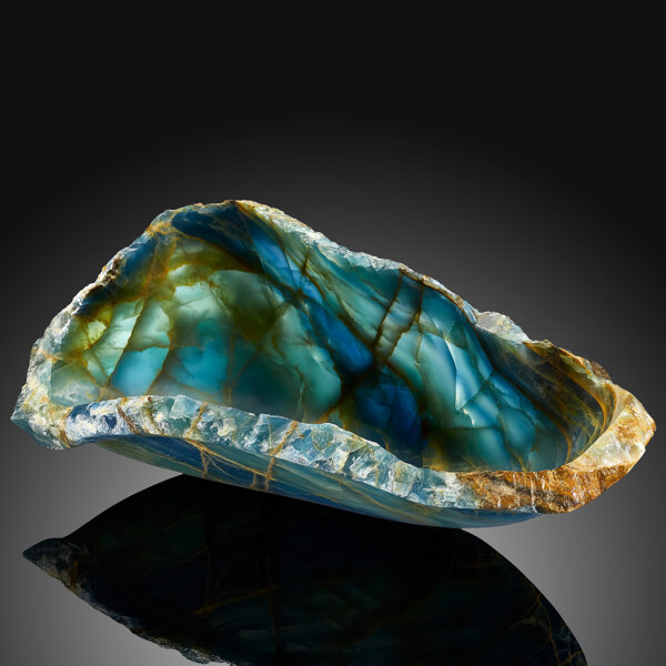 Blue good Calcite Bowl