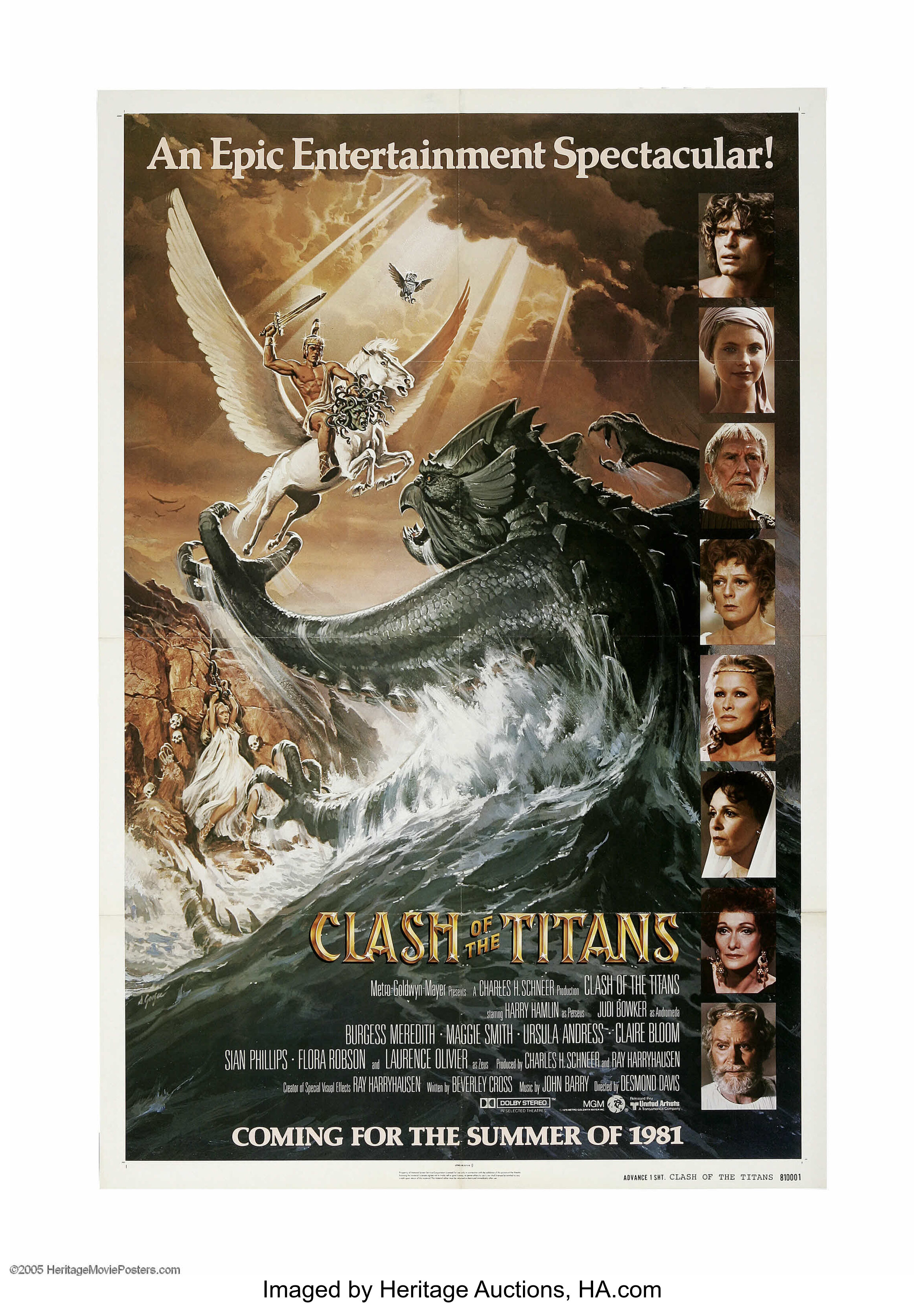 Clash of the Titans (1981) Original One-Sheet Movie Poster