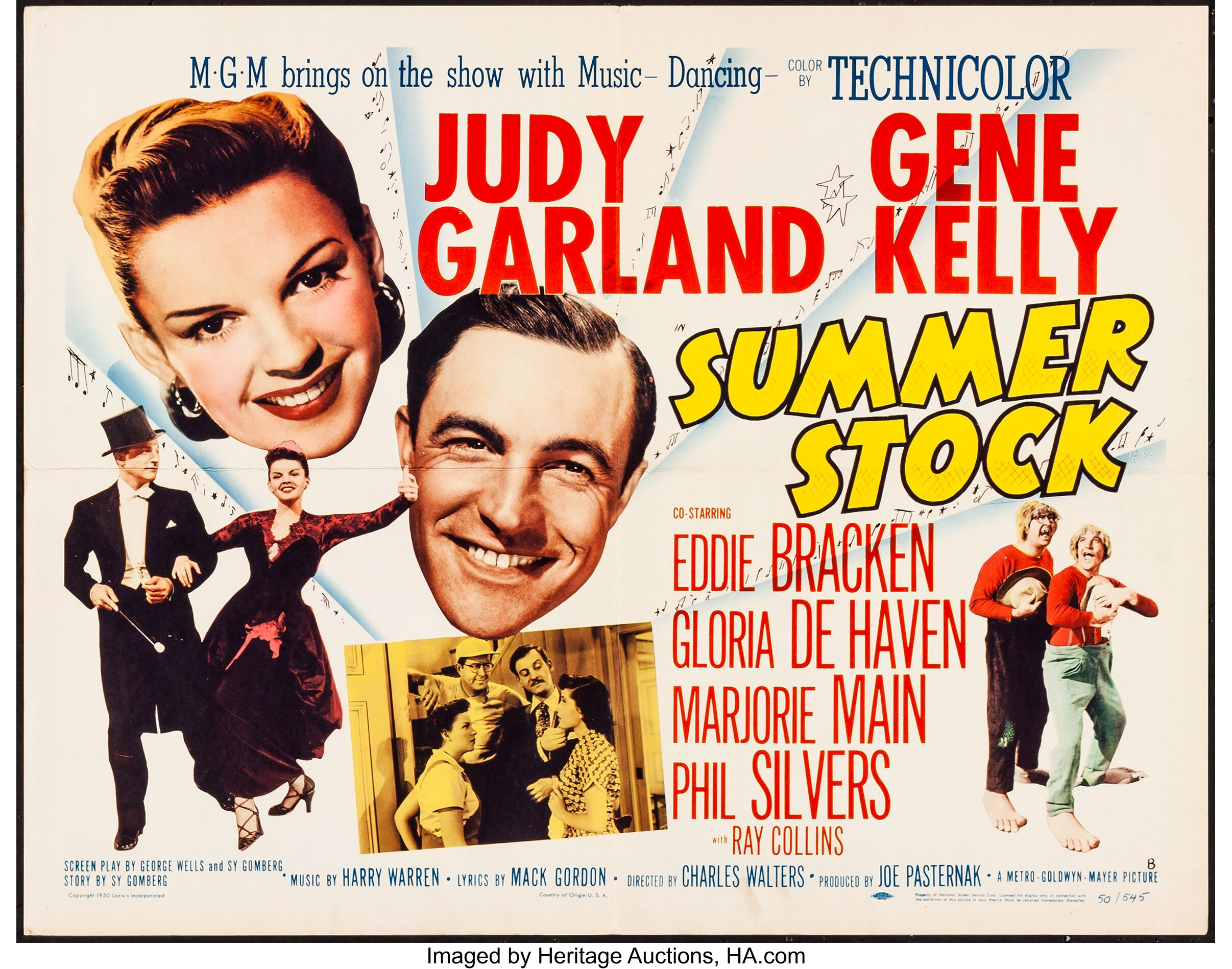 Summer Stock (MGM, 1950). Half Sheet (22" X 28") Style B. Musical.. | Lot  #54378 | Heritage Auctions