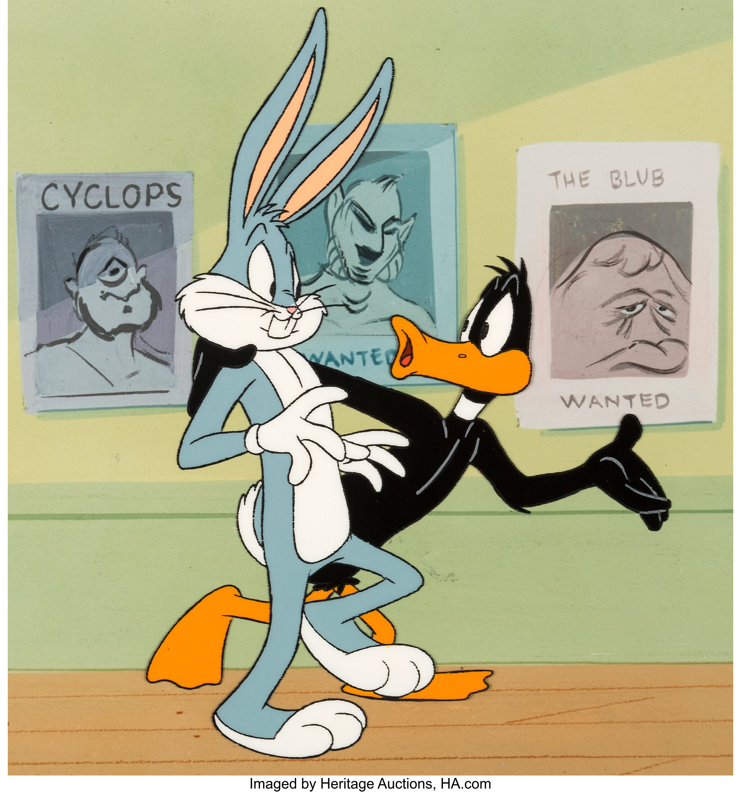 The Night of the Living Duck Daffy Duck and Bugs Bunny Production | Lot ...