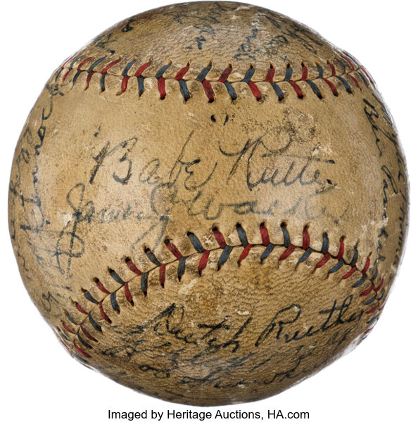 Newly Discovered 1927 Yankees Team Signed Photo Heading to Auction