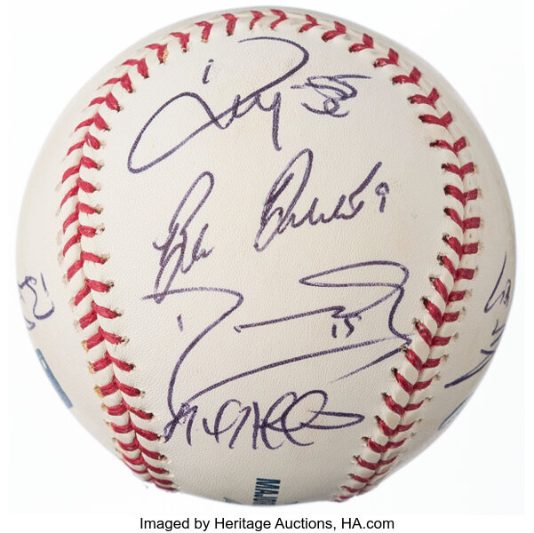 2005 Chicago Cubs Team Signed Autographed Official Major League