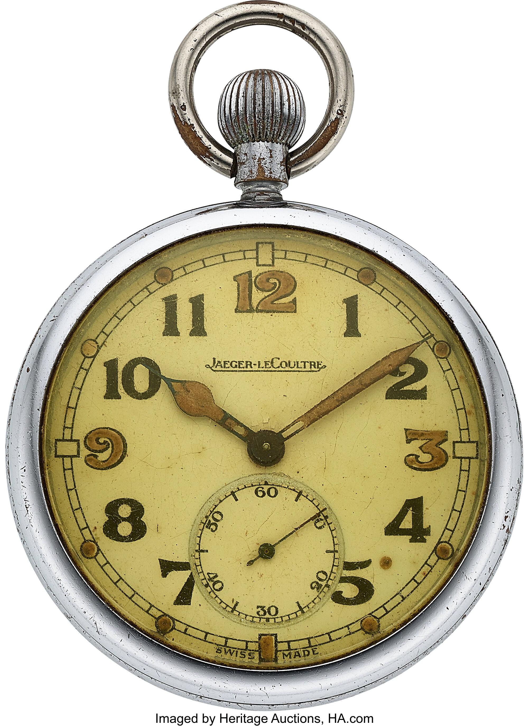 Jaeger LeCoultre Military Pocket Watch. Timepieces Swiss and