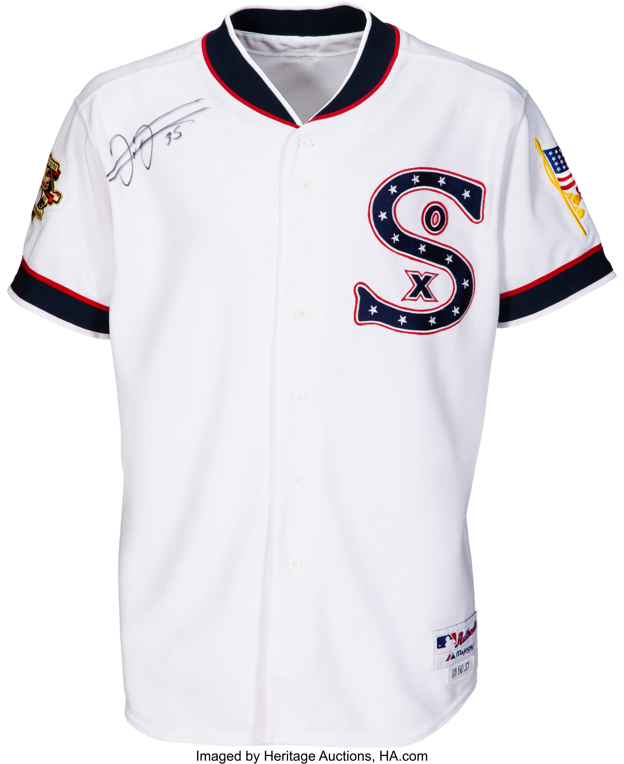 Frank Thomas Chicago White Sox Game Worn Signed Size 52 Baseball Jersey - Game  Used MLB Jerseys at 's Sports Collectibles Store