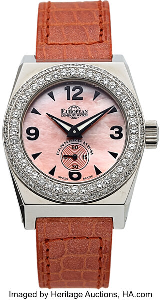 European Company Watch Very Fine Ladies Panhard M5 M Stainless Lot 54242 Heritage Auctions