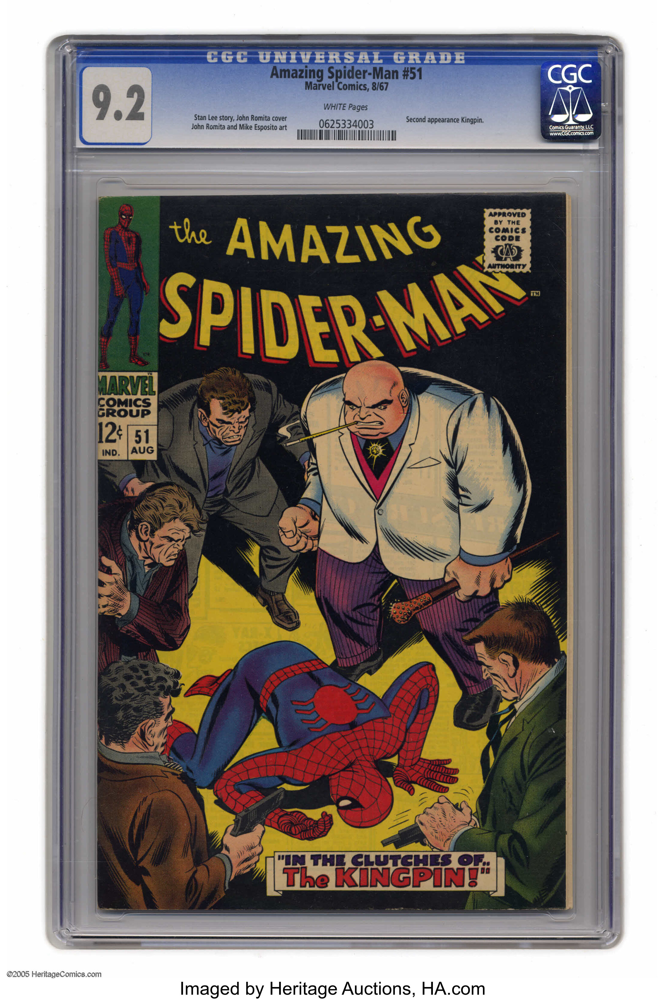 The Amazing Spider-Man #51 (Marvel, 1967) CGC NM White pages. | Lot  #17041 | Heritage Auctions