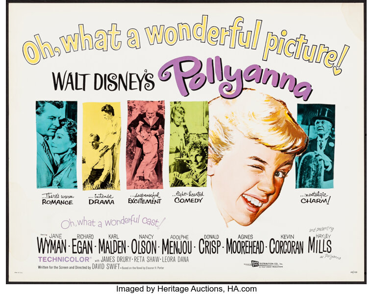 POLLYANNA, Richard Egan, Hayley Mills, 1960, (c)Walt Disney